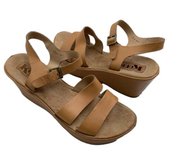 Kork-Ease Shoes - **SOLD** KORKS by Kork-Ease Leather Wedges Size 8